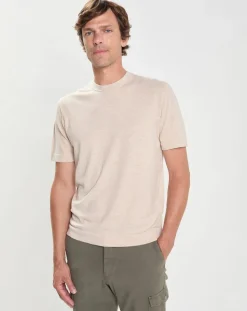 T-Shirt en Jersey beige