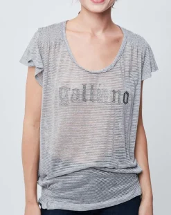 T-Shirt fluide gris souris