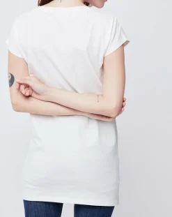 T-Shirt imprimé blanc cassé/multicolore