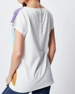 T-Shirt imprimé multicolore