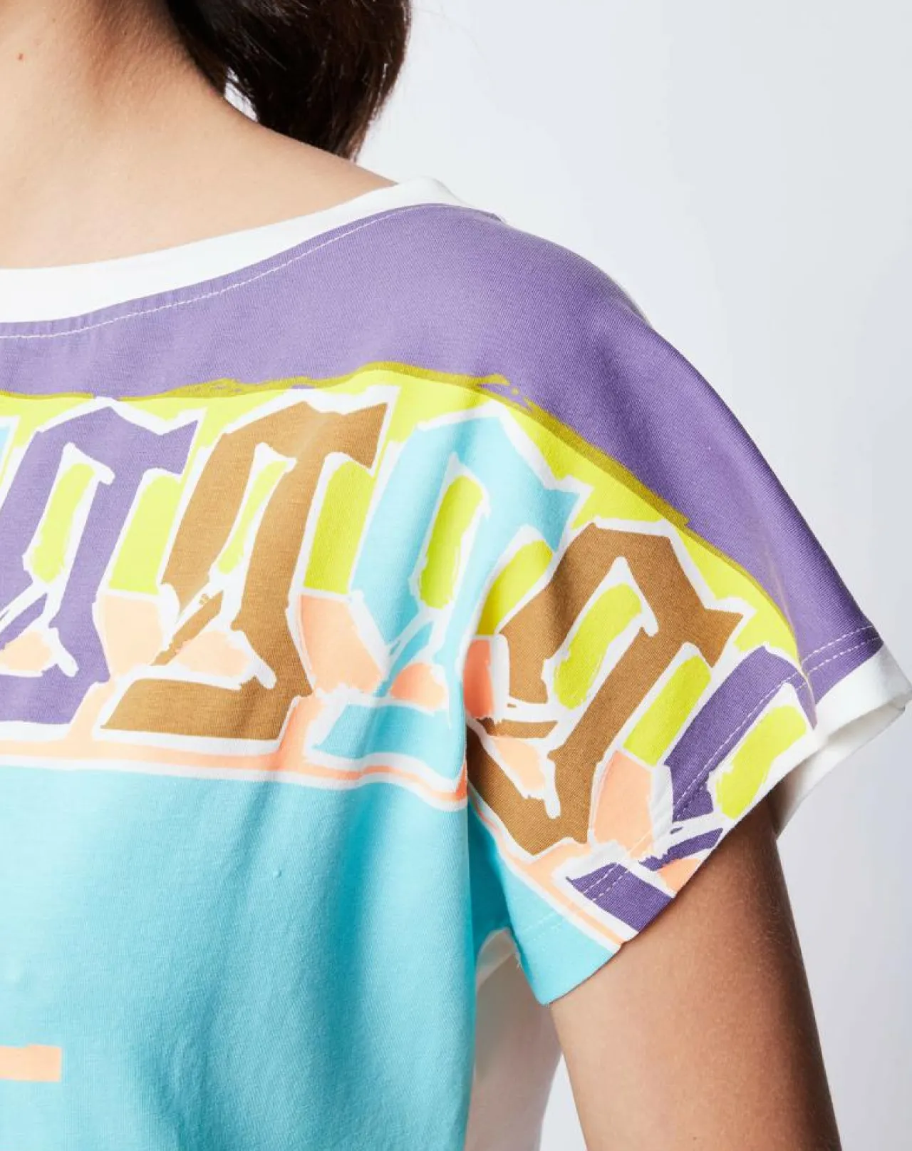 T-Shirt imprimé multicolore