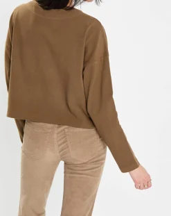 T-Shirt jersey stretch marron