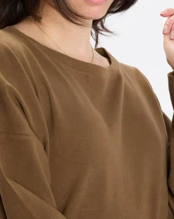 T-Shirt jersey stretch marron