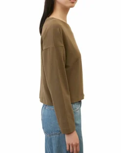 T-Shirt jersey stretch marron