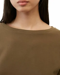 T-Shirt jersey stretch marron