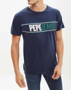 T-Shirt Kelian bleu marine