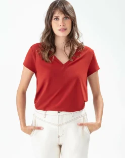 T-Shirt Linda terracotta