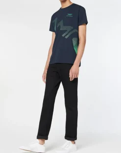 T-Shirt Logo Aston Martin Racing bleu marine