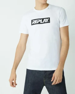 T-Shirt Logo blanc