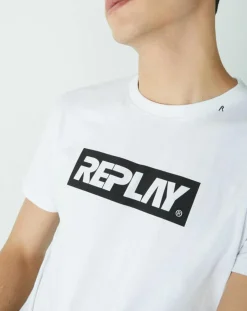 T-Shirt Logo blanc