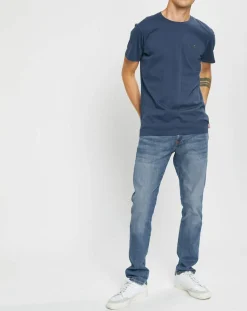 T-Shirt Logo bleu marine