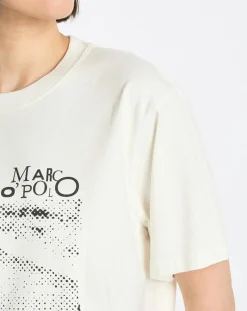 T-Shirt logo mop blanc