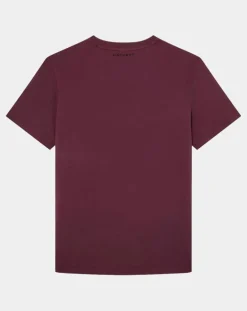 T-Shirt manches courtes Aston Martin Racing Embossé bordeaux