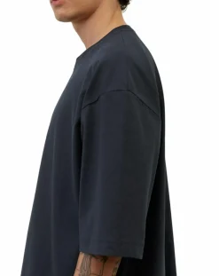 T-Shirt manches courtes Col Rd Oversize bleu marine