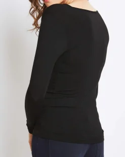 T-Shirt Marion en Micromodal noir