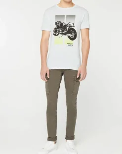 T-Shirt Moto Bike blanc