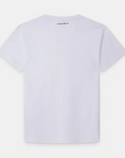 T-Shirt Regular Fit Aston Martin Racing embossé blanc