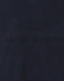 T-Shirt Regular Fit Aston Martin Racing embossé bleu marine