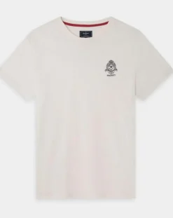 T-Shirt Regular Fit Blason écru