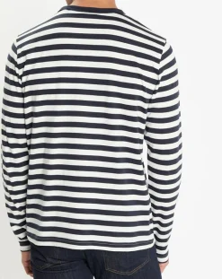 T-Shirt Regular Fit Marinière bleu/blanc