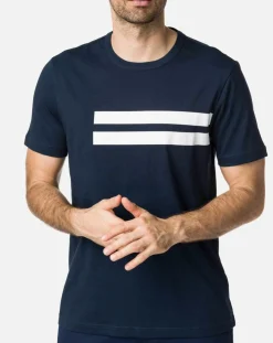 T-Shirt Stripes bleu marine
