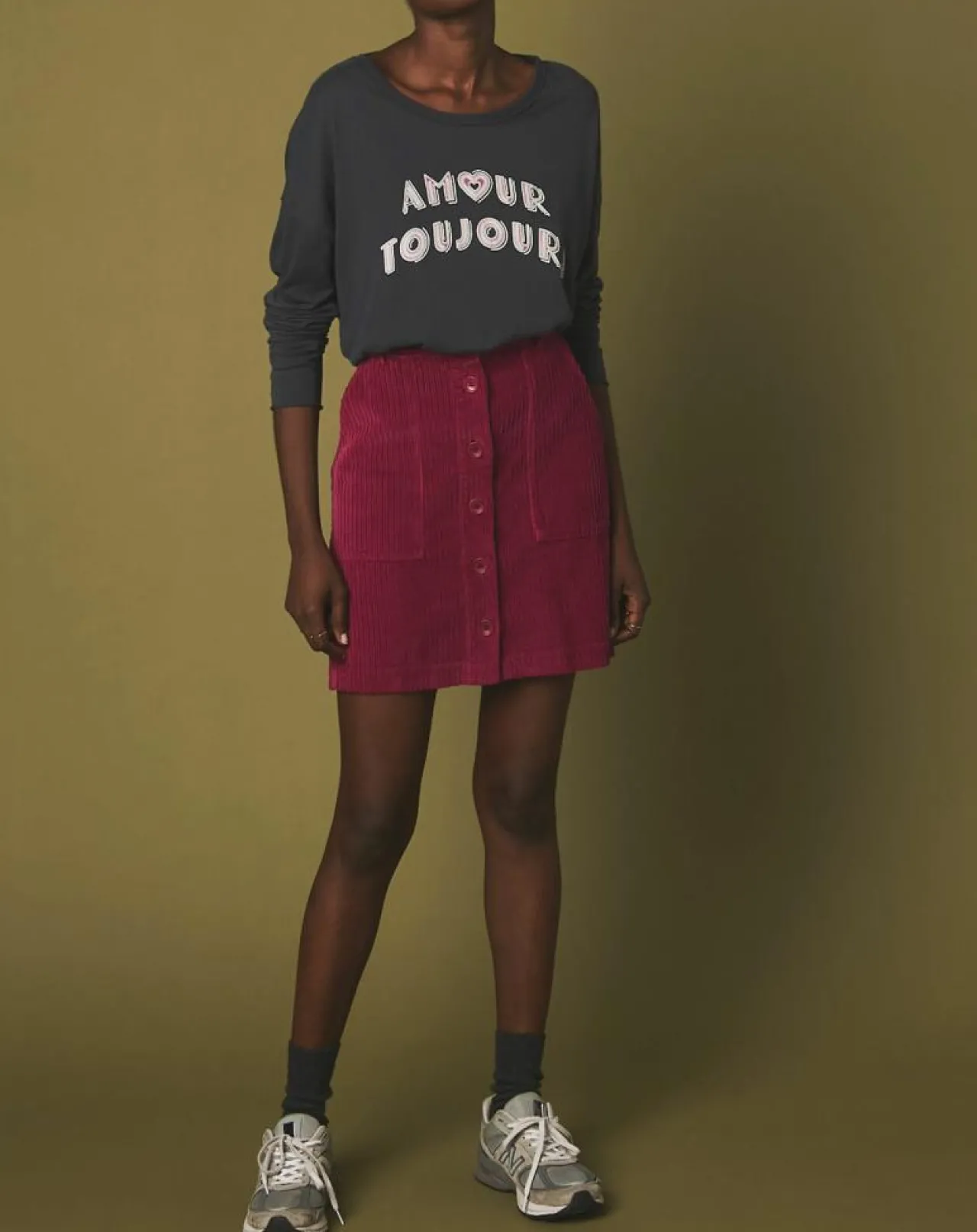 T-Shirt Tagiane charcoal