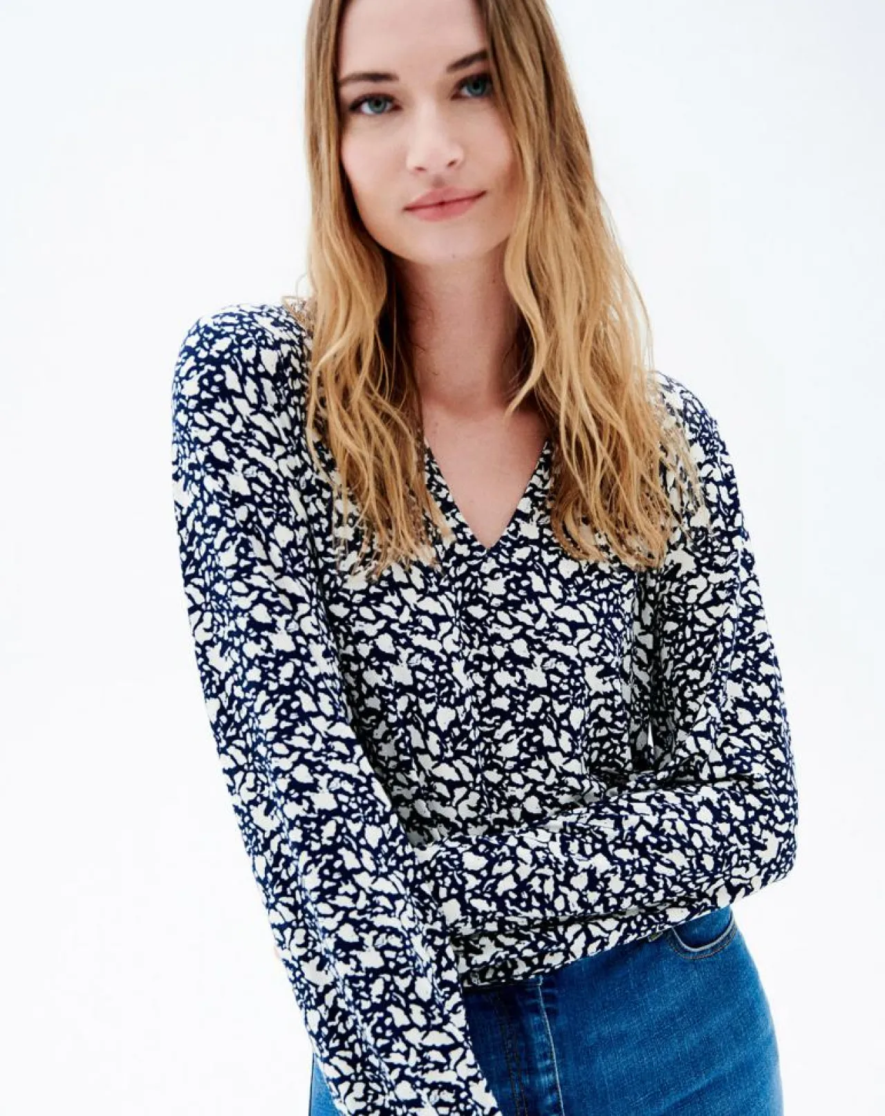 T-Shirt Timothée bicolore marine