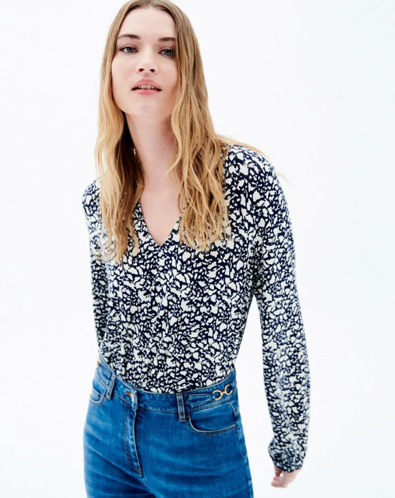 T-Shirt Timothée bicolore marine