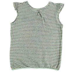 T-shirt vitta en coton à rayures beige