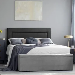 Tête de lit Ancona noire - 160x120 cm