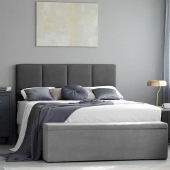 Tête de lit Barletta gris foncé - 180x120 cm