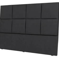 Tête de lit Barletta gris foncé - 140x120 cm