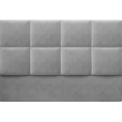 Tête de lit en Velours Begonia gris clair - 160 cm