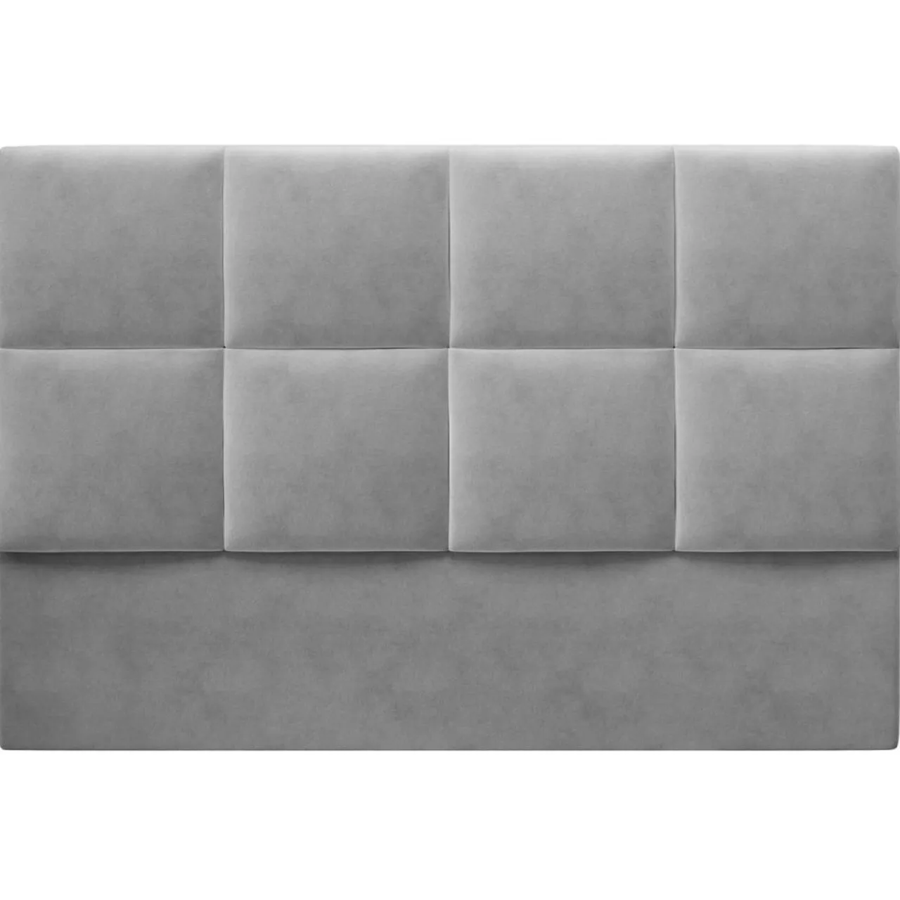 Tête de lit en Velours Begonia gris clair - 160 cm