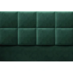 Tête de lit en Velours Begonia vert bouteille - 200 cm