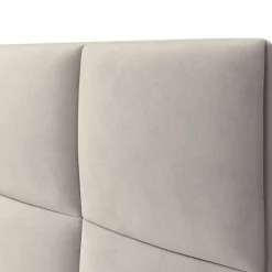 Tête de lit en Velours Begonia beige clair - 180 cm