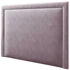Tête de lit en velours Primevère lavande - 200x120 cm