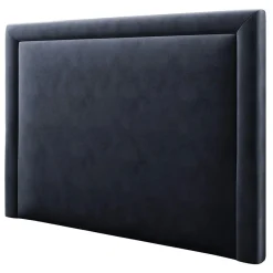Tête de lit en Velours Primevere bleu foncé - 180x120 cm