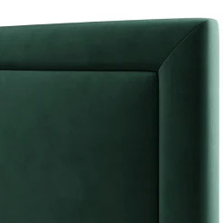 Tête de Lit en Velours Primevere vert bouteille - 160x120 cm