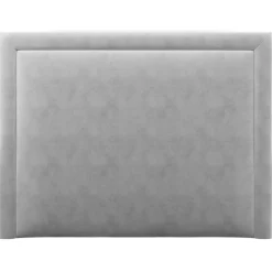 Tête de lit en Velours Primevere gris clair - 160x120 cm