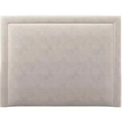 Tête de lit en Velours Primevere beige clair - 160x120 cm