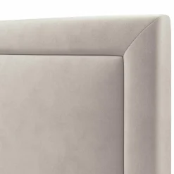 Tête de lit en Velours Primevere beige clair - 200x10x120 cm