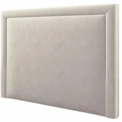 Tête de lit en Velours Primevere beige clair - 200x10x120 cm