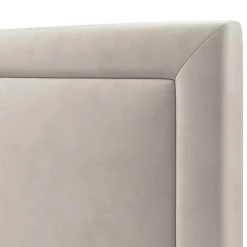 Tête de lit en Velours Primevere beige clair - 180x120 cm