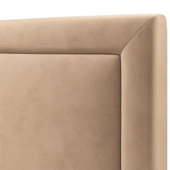 Tête De Lit En Velours Primevere beige - 180x120 cm