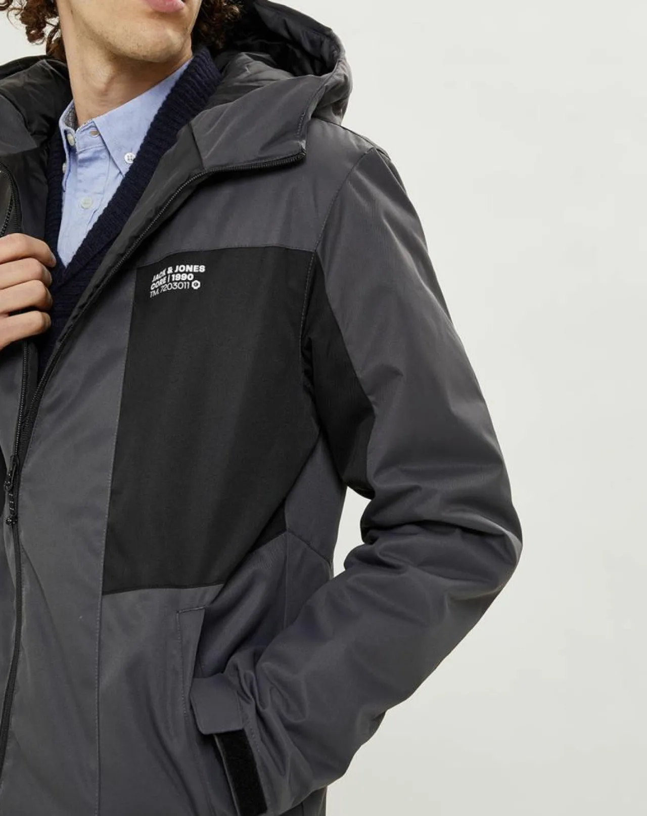 Veste à capuche Jwhbest asphalt