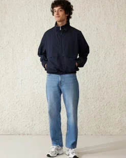 Veste à enfiler oversize Jackson hydrofuge marine