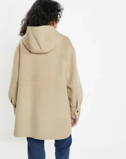 Veste 100% Laine Carla taupe