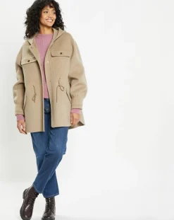 Veste 100% Laine Carla taupe