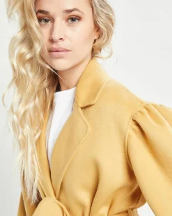 Veste 100% Laine ocre